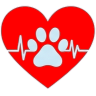 The Frenchie Lab heart icon with paw and pulse, representing the guide index.